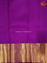 Pista Green & Dark Purple - Kanchipuram Silks - Shop on ShrusEternity.com