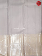 Dark Elachi Green & Silverish Grey - Kanchipuram Silk - Shop on ShrusEternity.com
