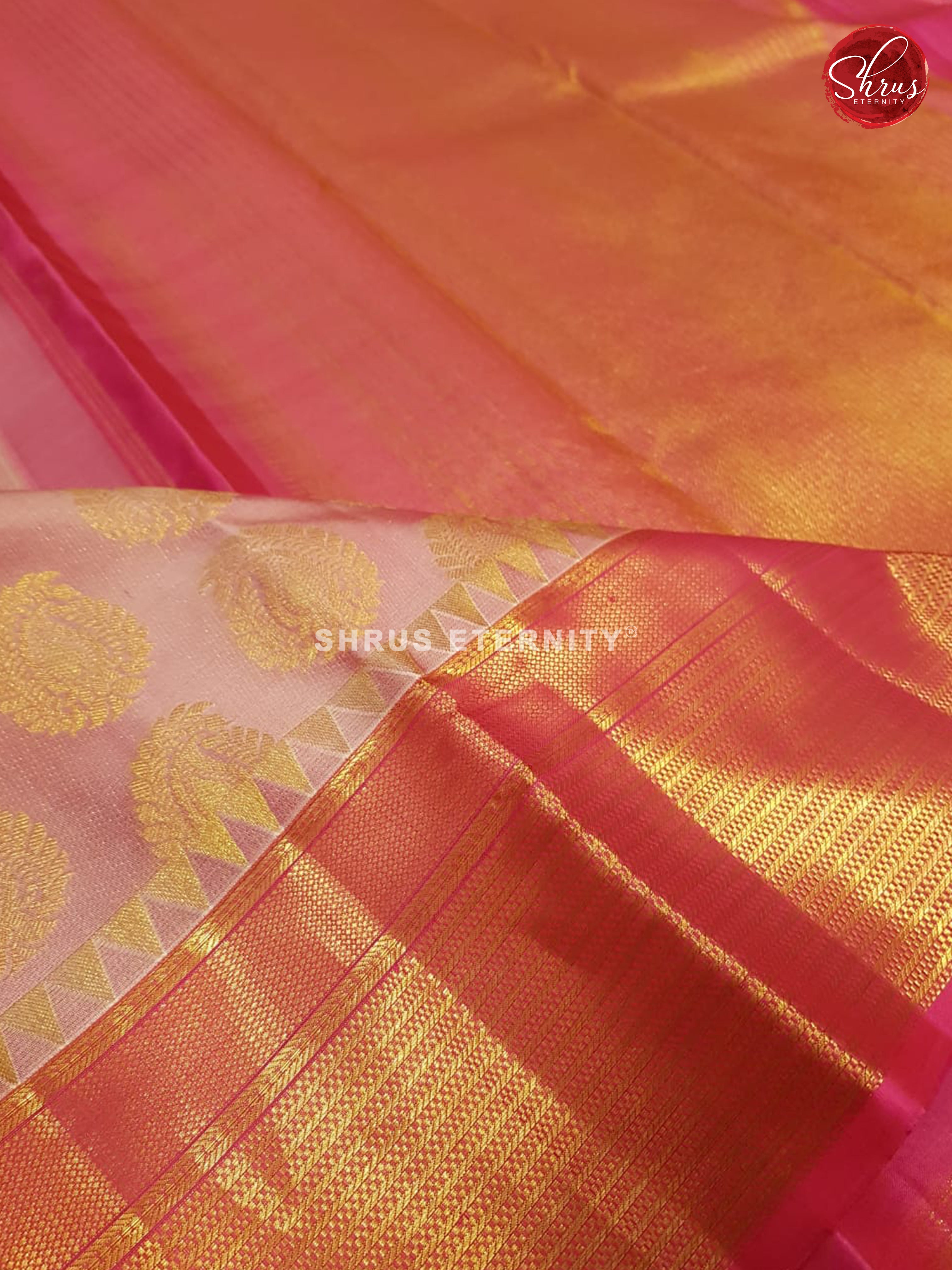 Baby Pink &  Pink  - Kanchipuram Silk - Shop on ShrusEternity.com