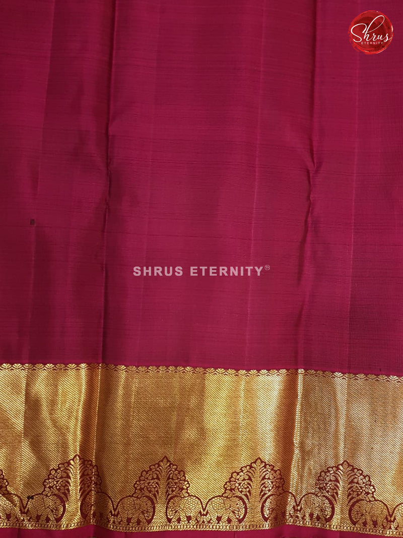 Green & Maroon - Kanchipuram Silks - Shop on ShrusEternity.com