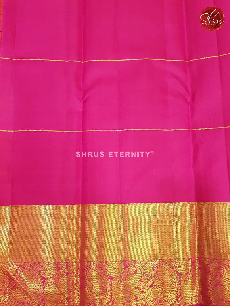 Onion Pink(Single Tone)   - Kanchipuram Silk - Shop on ShrusEternity.com