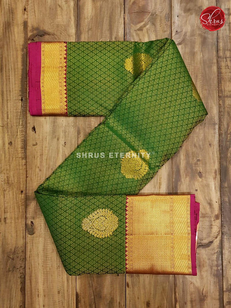 Green & Purple - Kanchipuram Silks - Shop on ShrusEternity.com