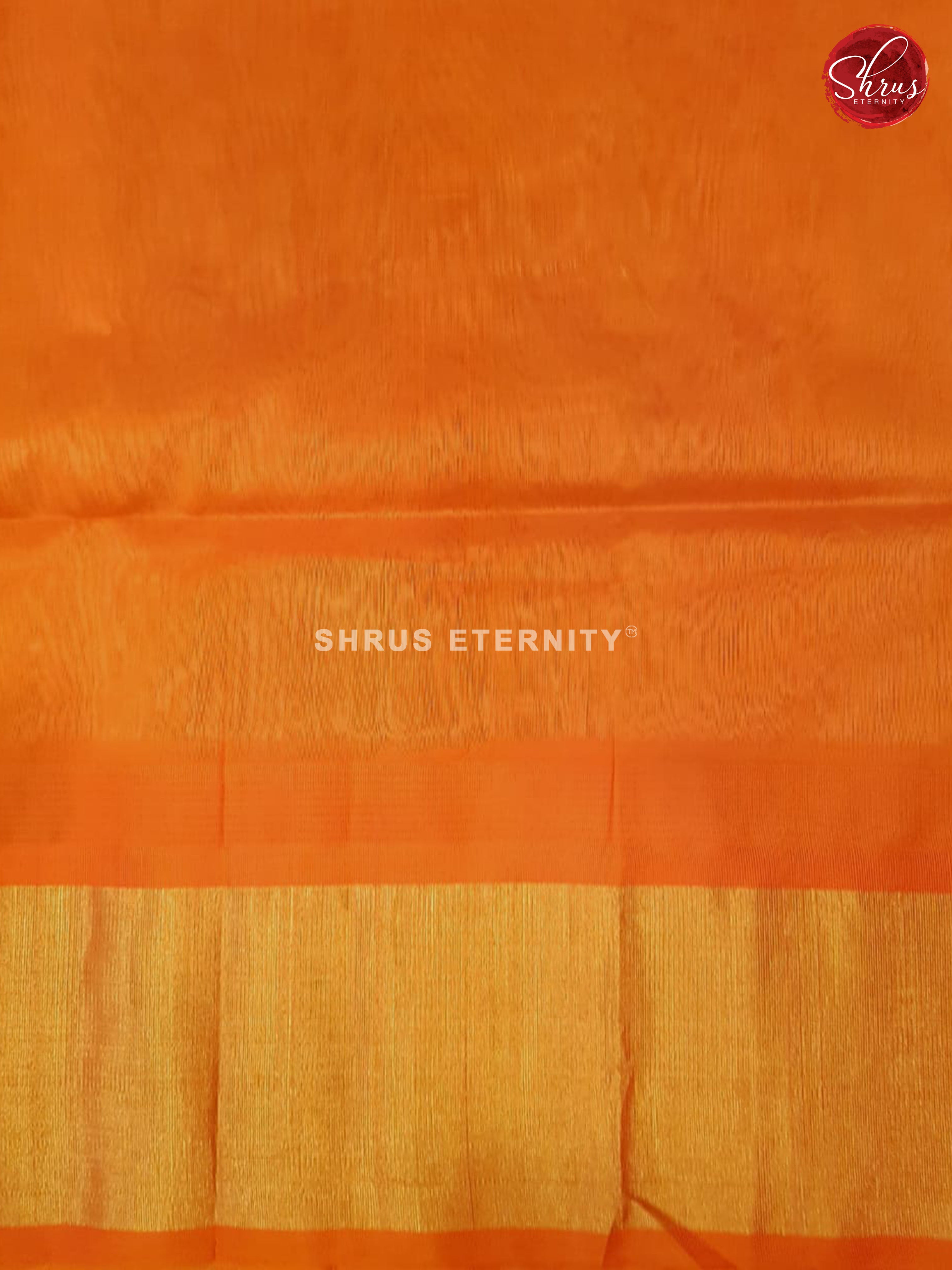 Beige & Orange - Silk Cotton - Shop on ShrusEternity.com