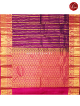 Purple &  Pink - Kanchipuram Silk - Shop on ShrusEternity.com