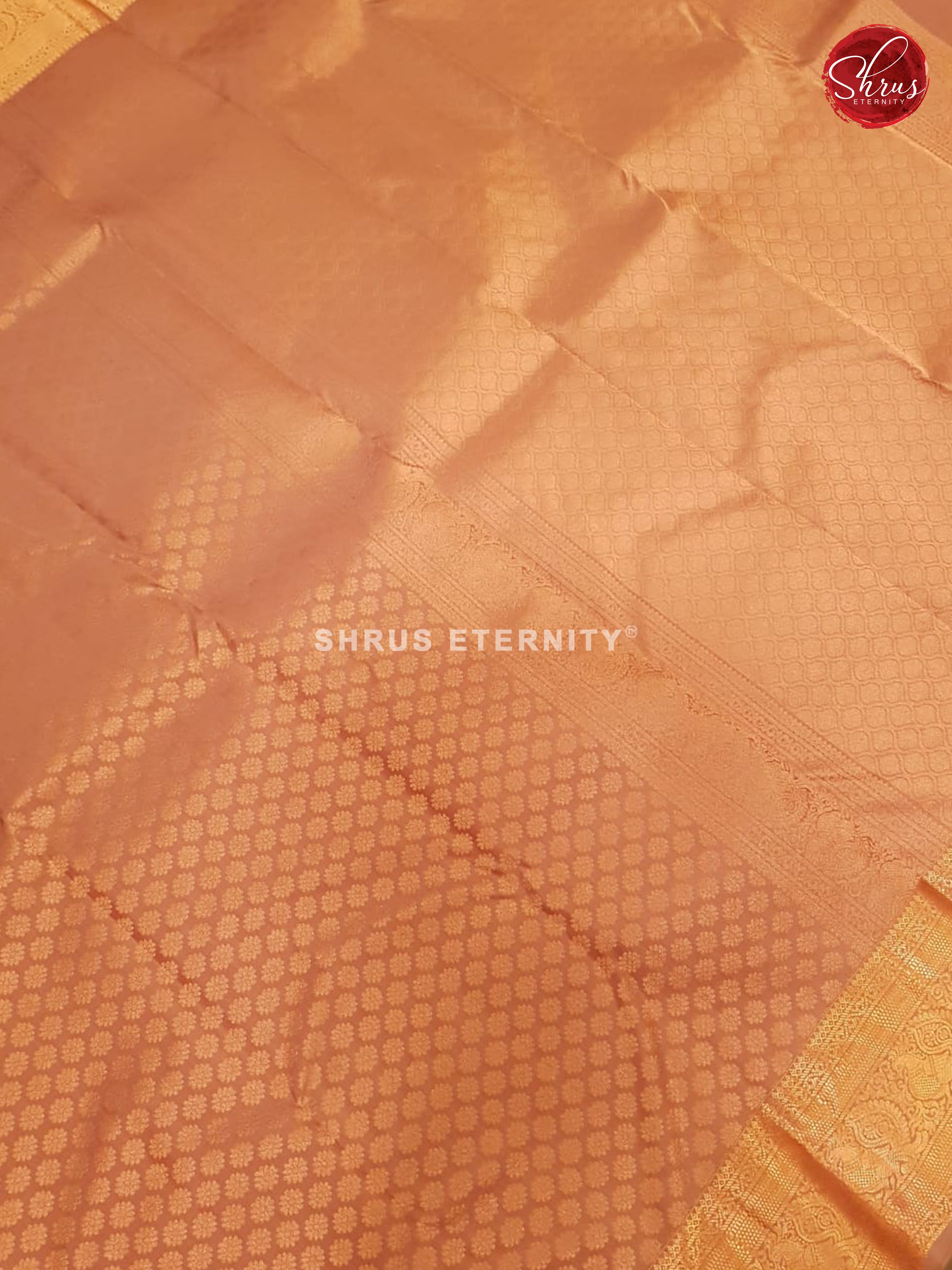 Copper (Single Tone) - Kanchipuram Silks - Shop on ShrusEternity.com