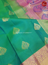 Green & Purple - Kanchipuram Silk - Shop on ShrusEternity.com