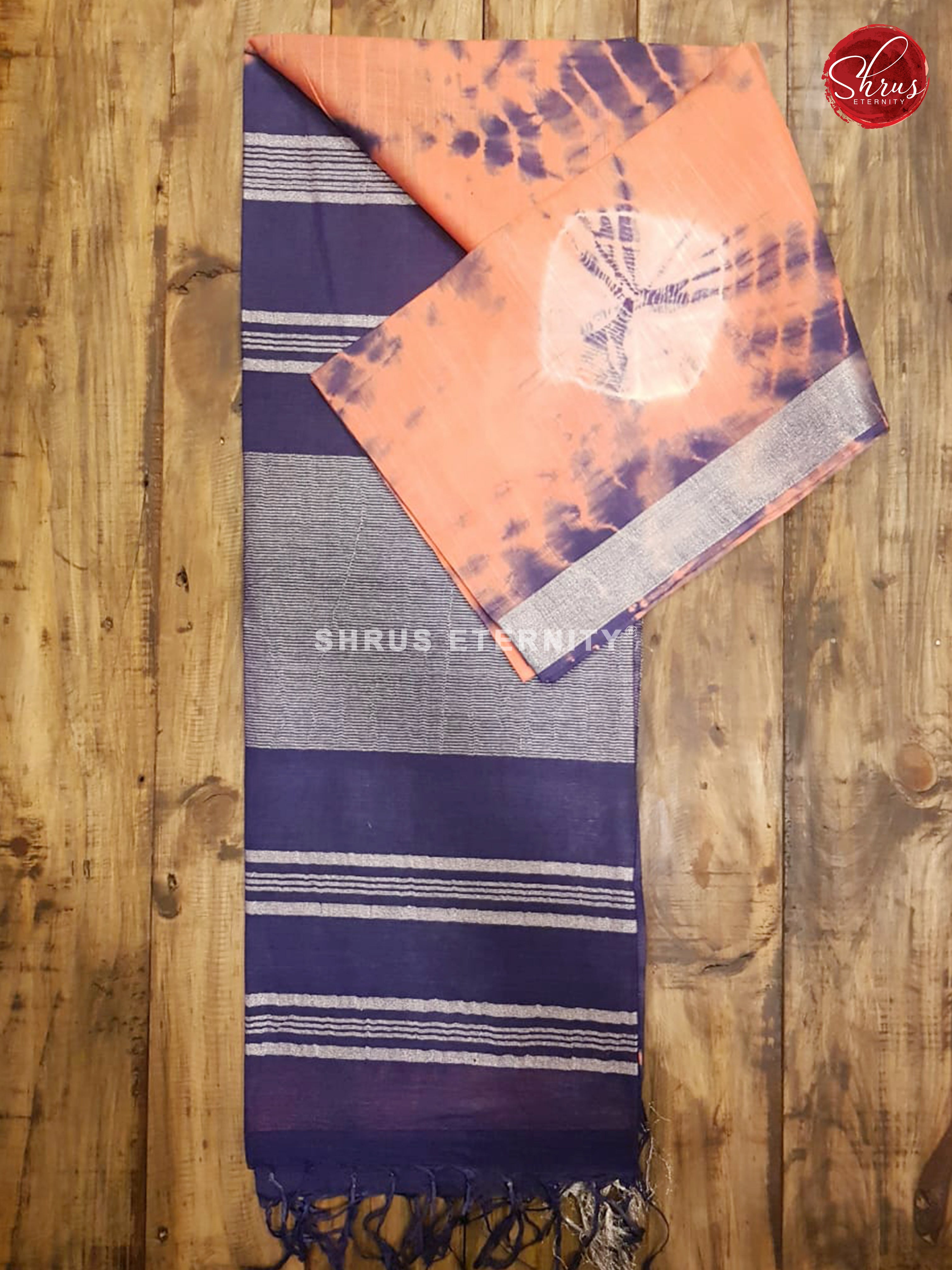 Peach & Blue - Shibori - Shop on ShrusEternity.com