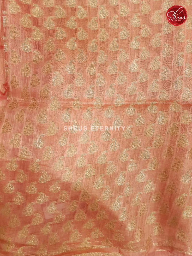 Peachish Pink (Single Tone) - Muslin Silk - Shop on ShrusEternity.com