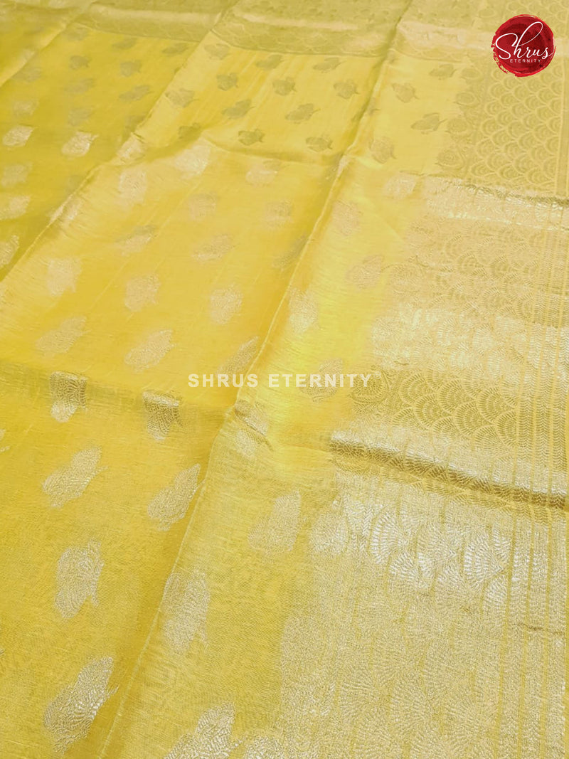 Yellow (Single Tone) - Muslin Silk - Shop on ShrusEternity.com