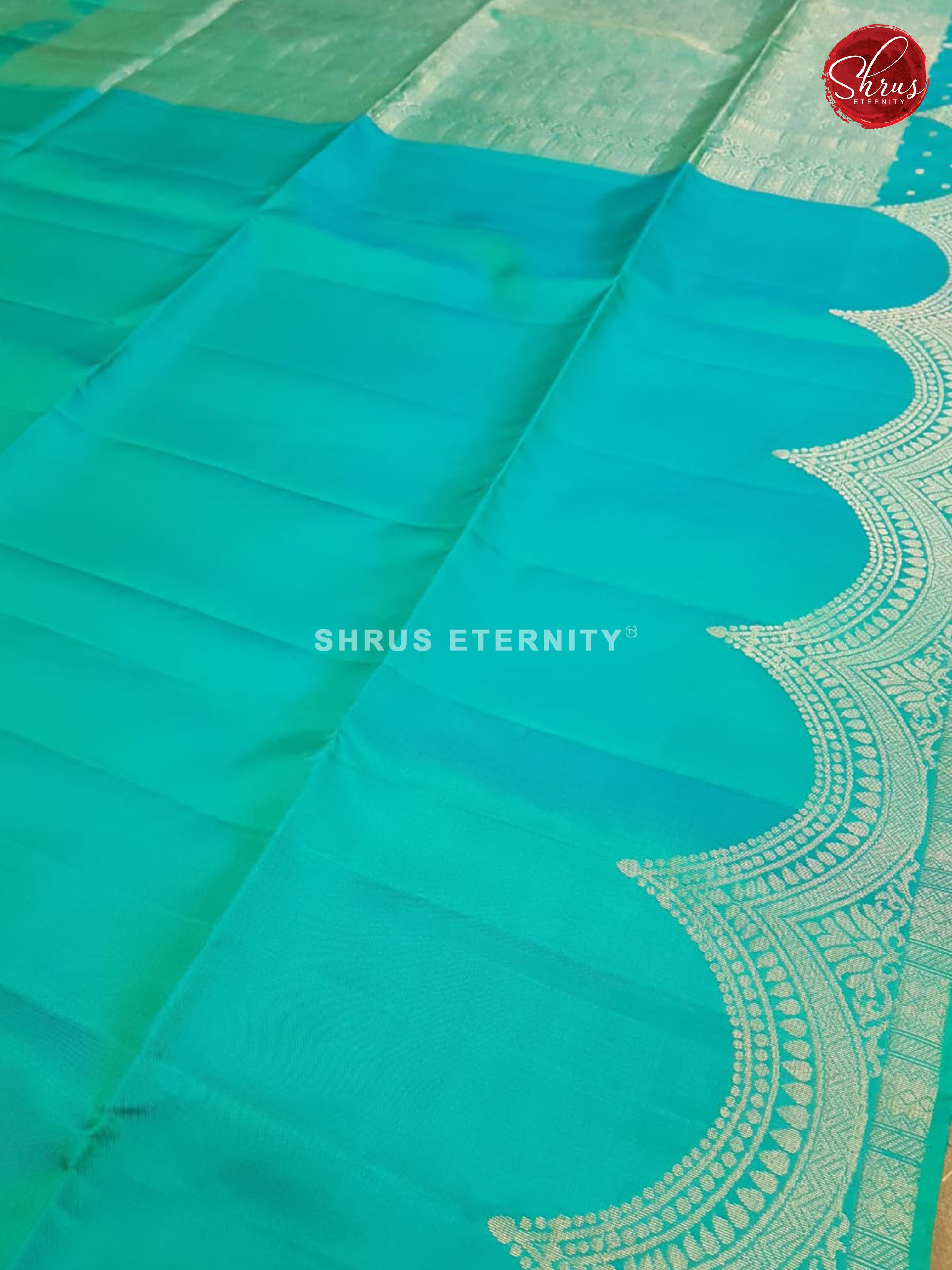 Teal Blue(Single Tone)  - Soft Silk - Shop on ShrusEternity.com