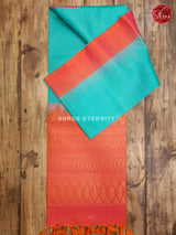 Sea Blue & Orange - Soft Silk - Shop on ShrusEternity.com