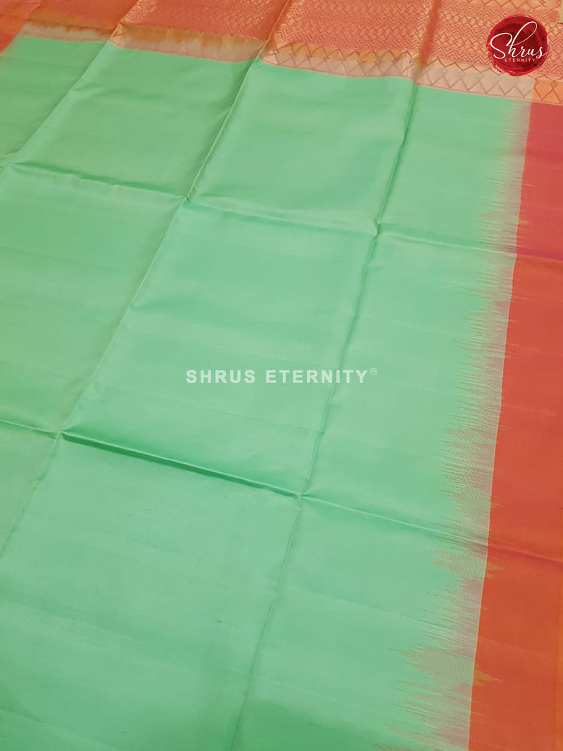 Sea Green & Orange - Soft Silk - Shop on ShrusEternity.com