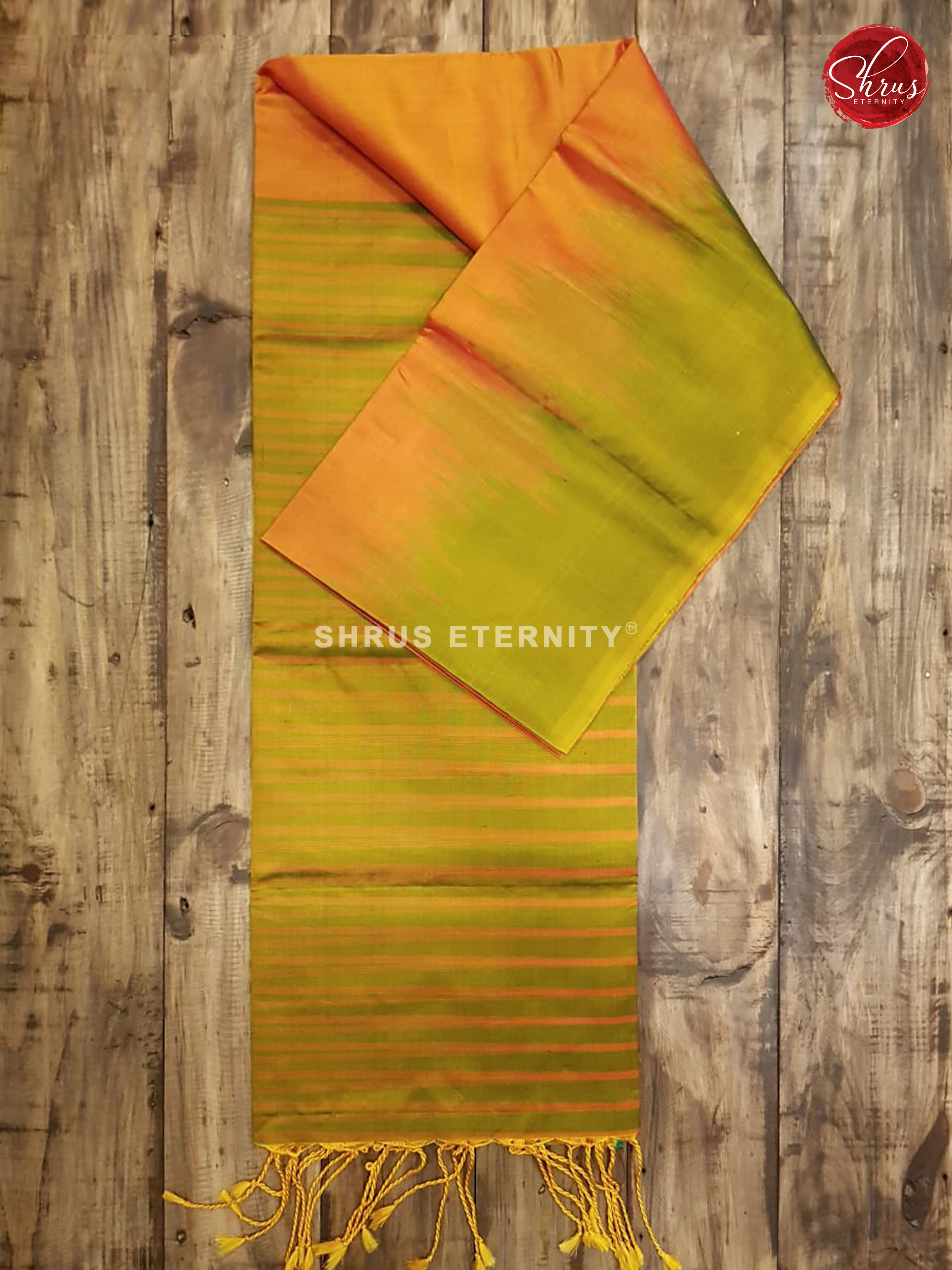 Brick Orange & Green - Soft Silk - Shop on ShrusEternity.com