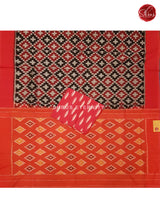 Black/Maroon & Red  - Ikkat Cotton - Shop on ShrusEternity.com