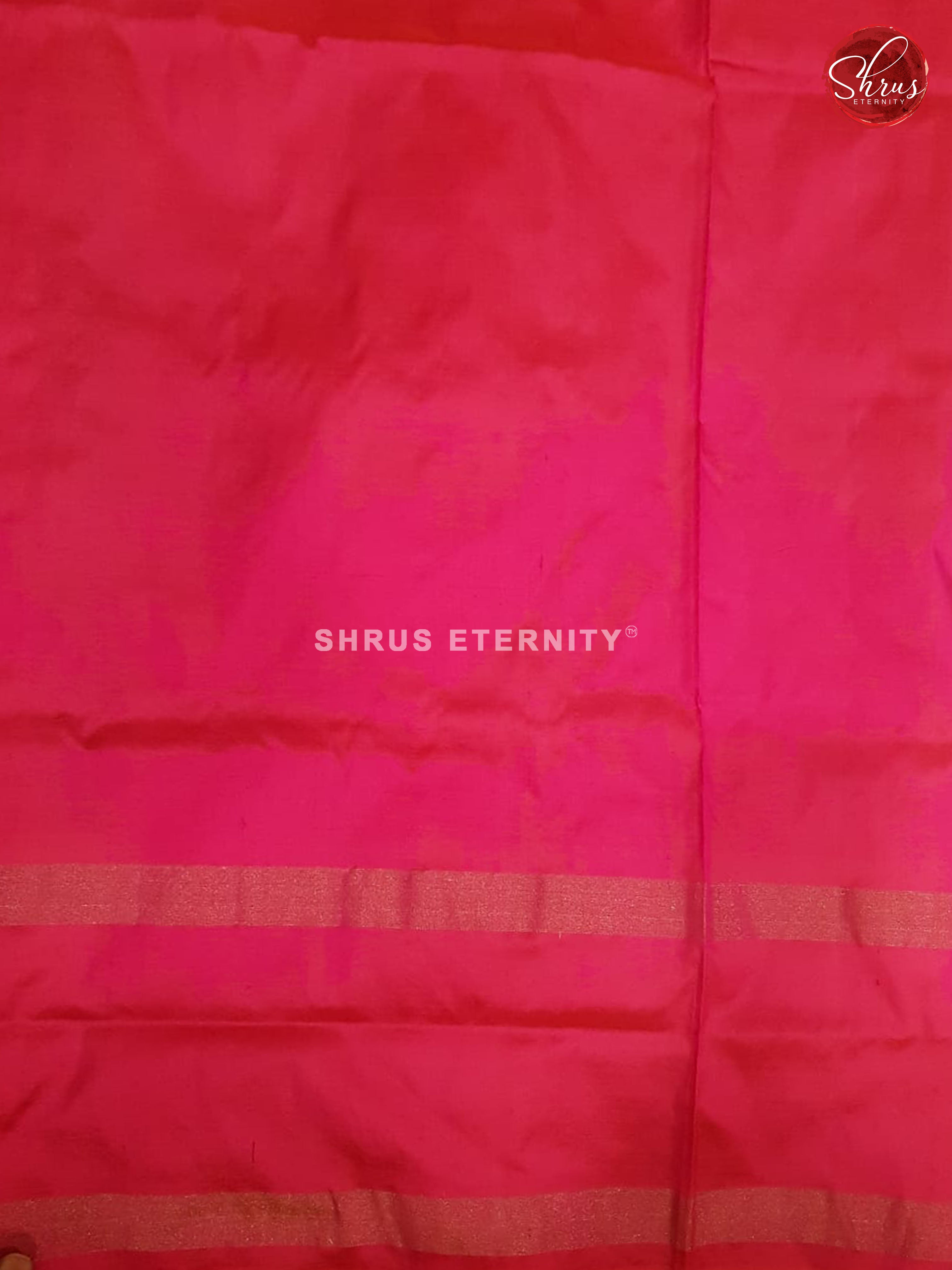 Green & Pink   - Ikkat Silk - Shop on ShrusEternity.com