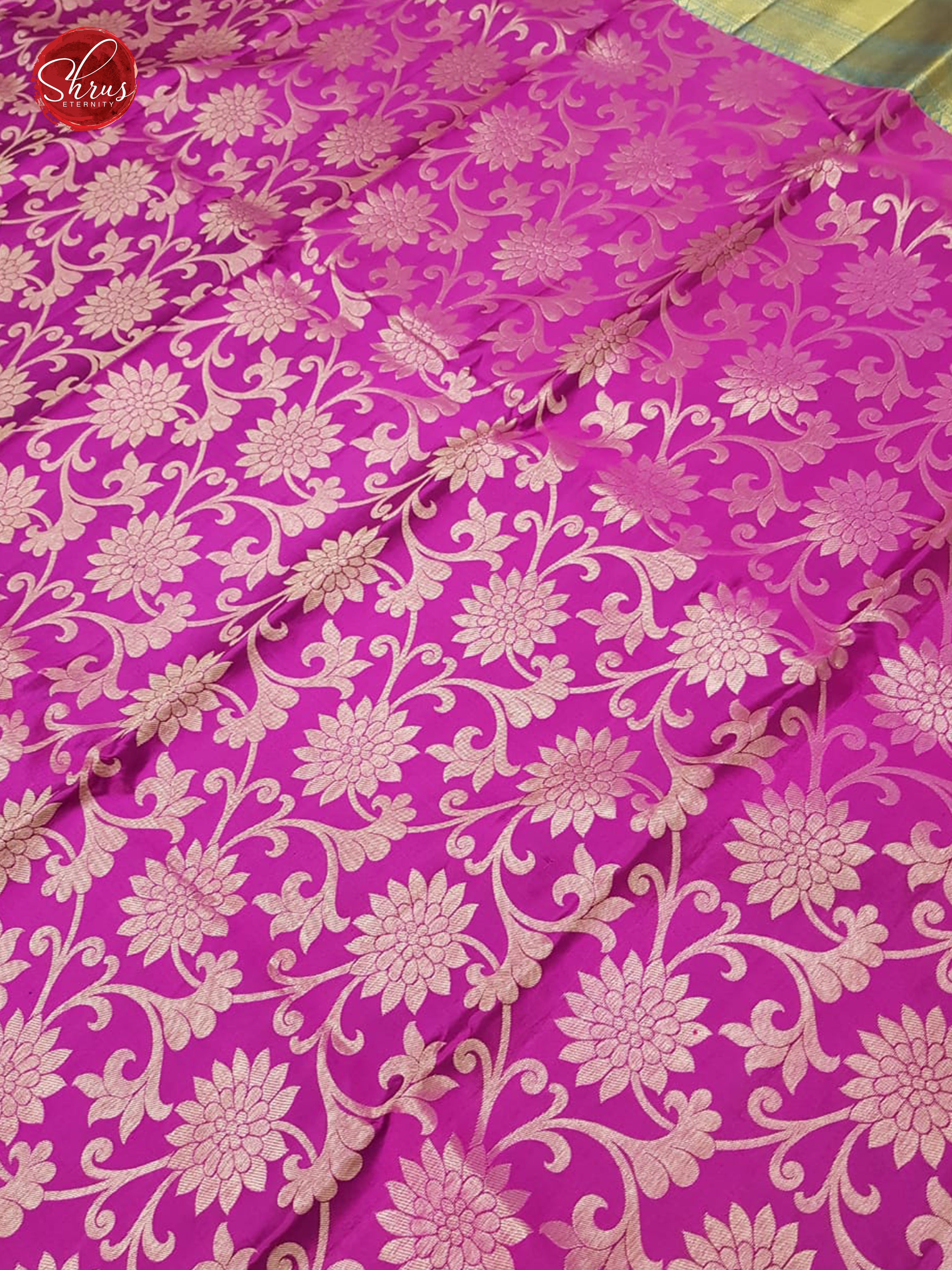 Majenta Pink & Blue - Lehanga with Blouse  Ages above 15yrs - Shop on ShrusEternity.com