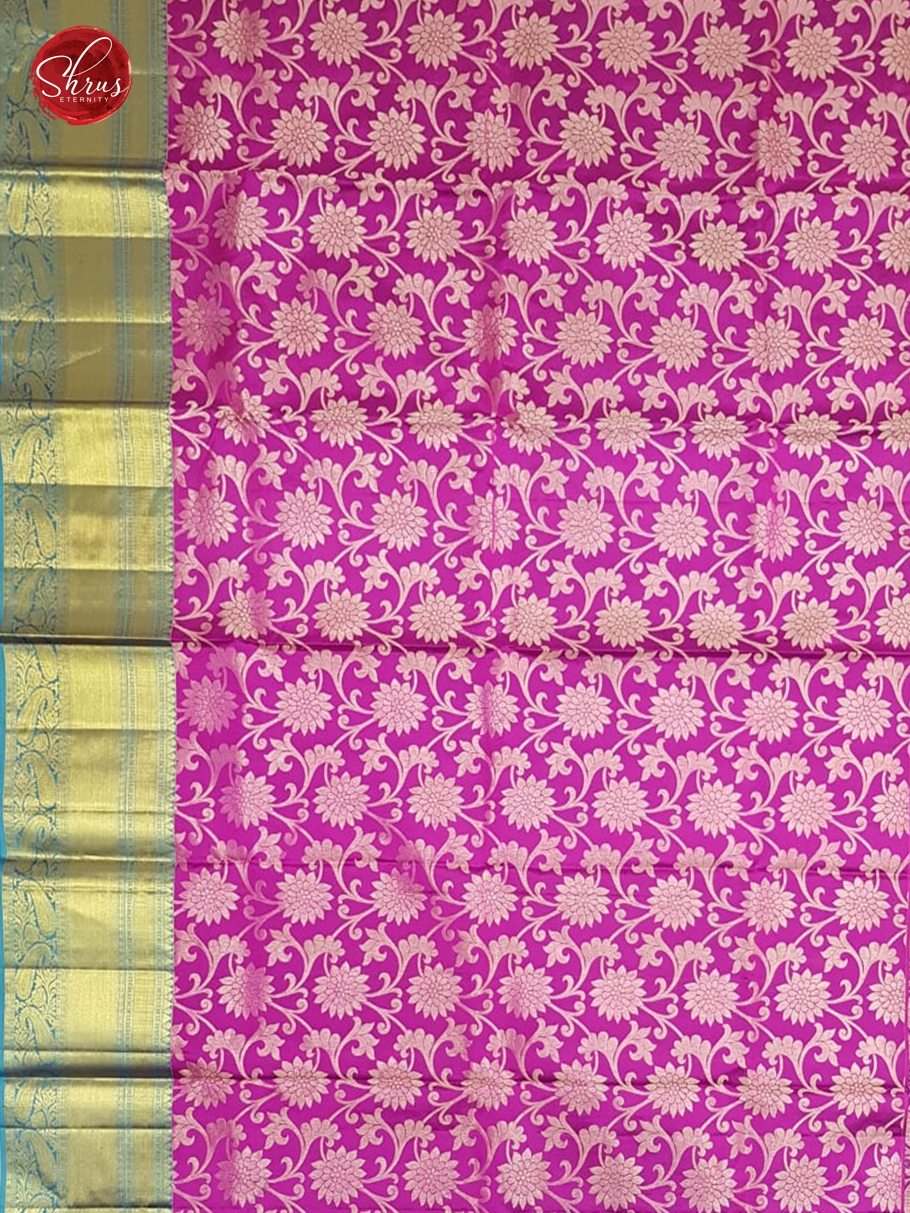 Majenta Pink & Blue - Lehanga with Blouse  Ages above 15yrs - Shop on ShrusEternity.com