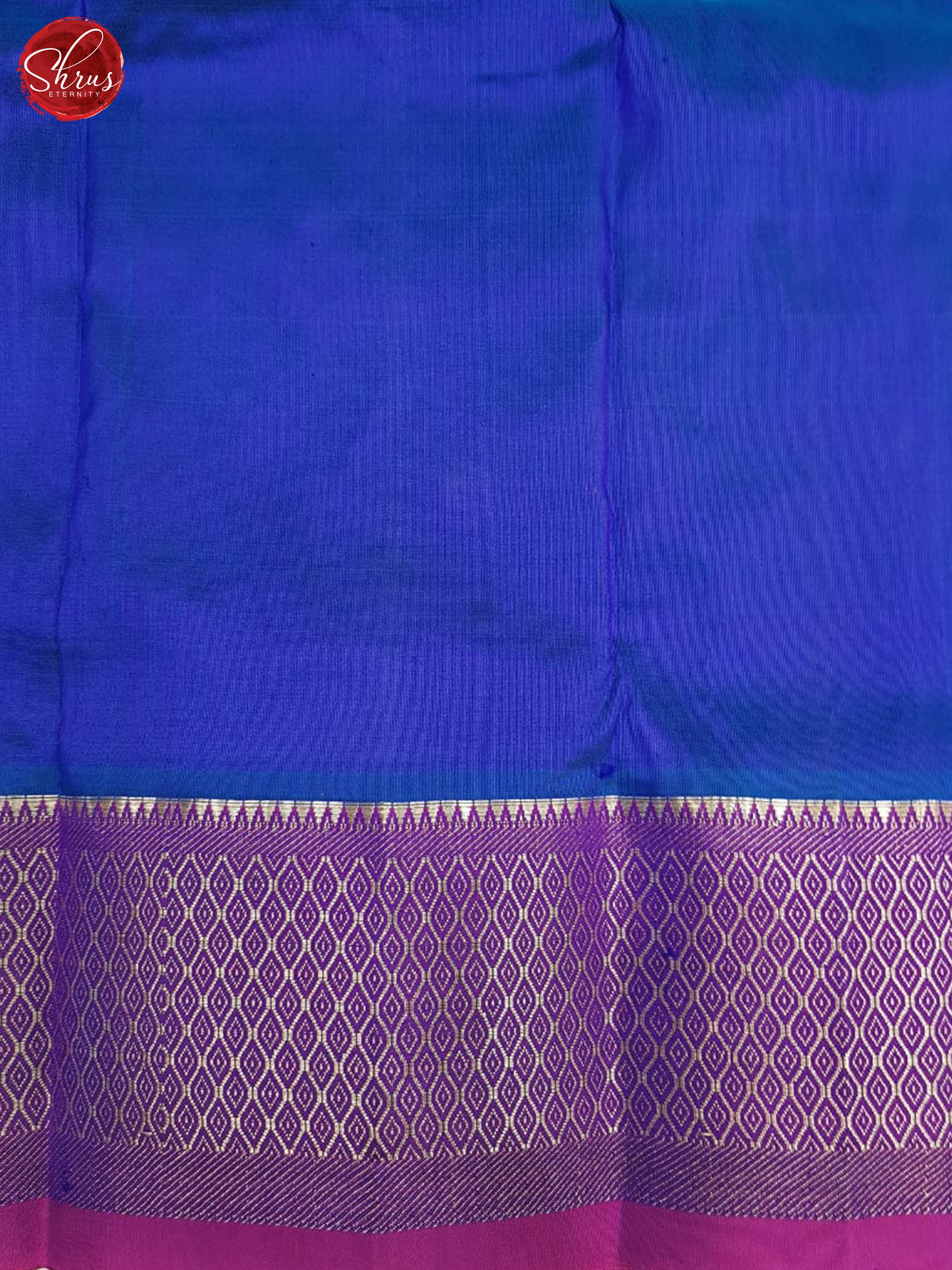 Blue(Single Tone) - Pattu Pavadai (0-2 yrs) - Shop on ShrusEternity.com