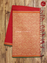 Red(Single Tone)  - Kanchi Cotton - Shop on ShrusEternity.com