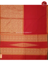 Red(Single Tone)  - Kanchi Cotton - Shop on ShrusEternity.com