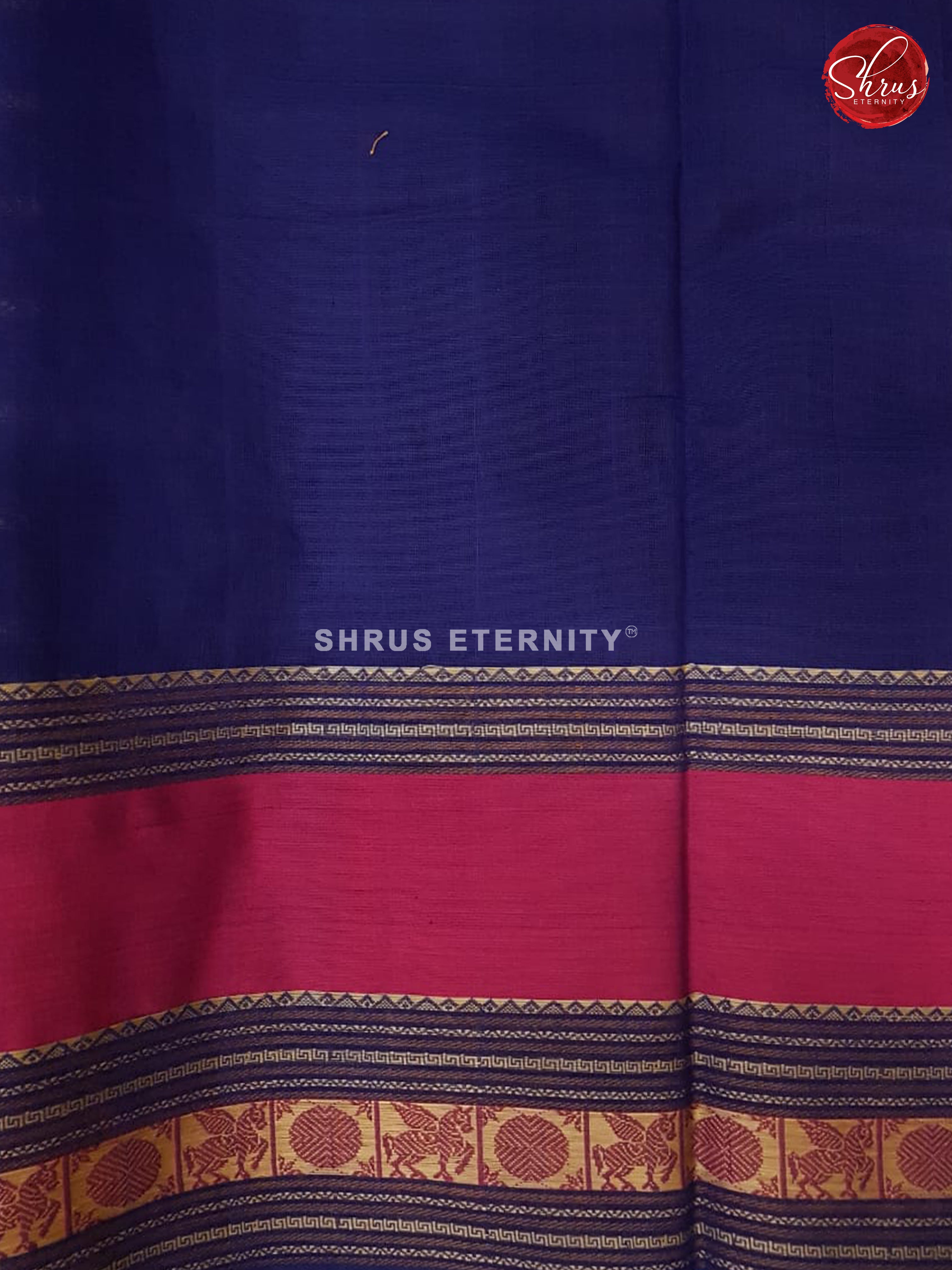 Blue & Pink - Kanchi Cotton - Shop on ShrusEternity.com