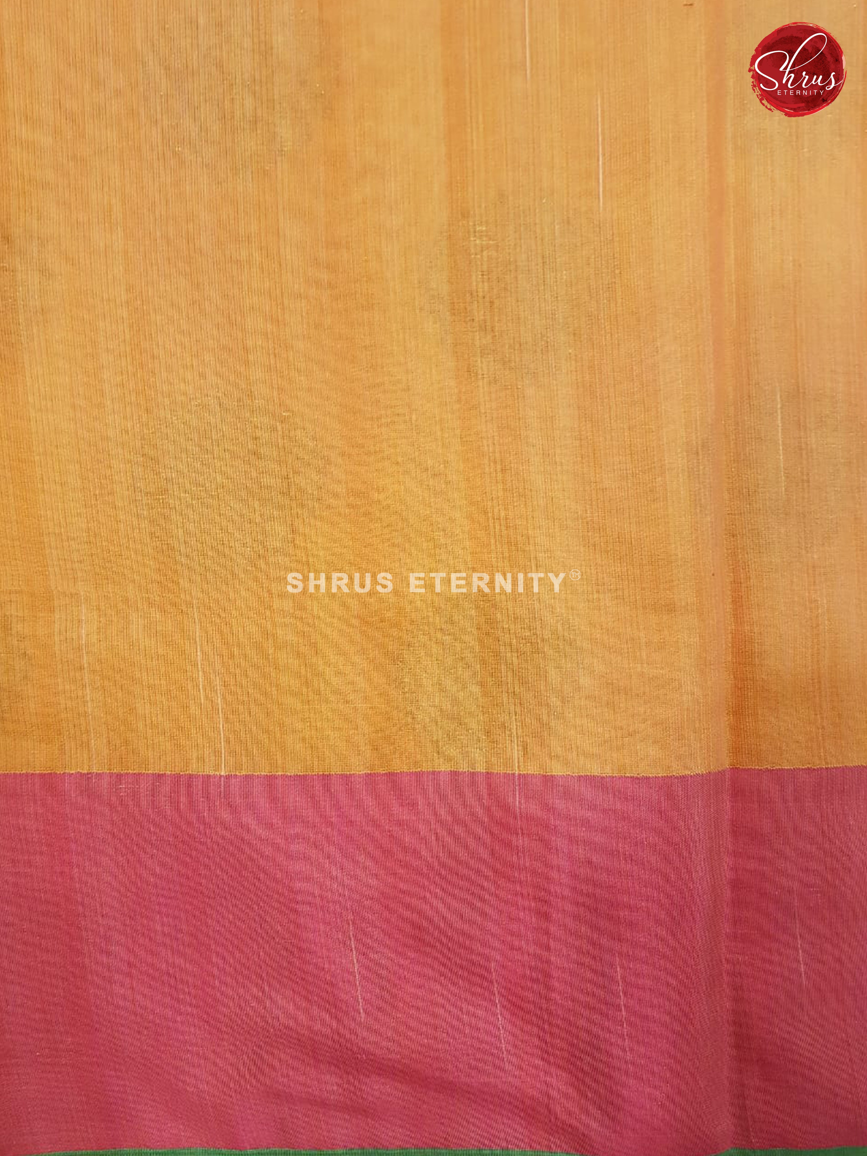 Orange & Pink - Semi Banarasi - Shop on ShrusEternity.com