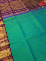 Teal Blue & Purple - Silk Cotton - Shop on ShrusEternity.com