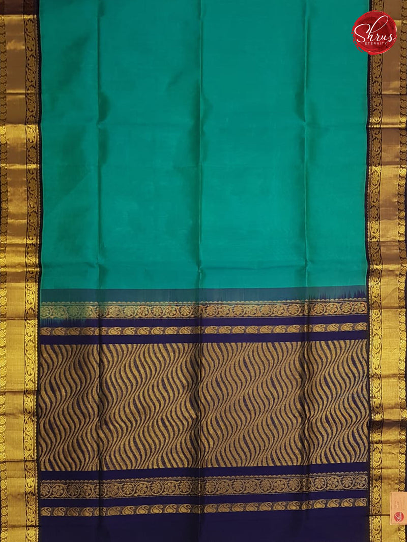 Peacock Green & Blue - Silk Cotton - Shop on ShrusEternity.com