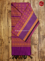 Purple (Single Tone)  - Silk Cotton - Shop on ShrusEternity.com