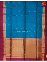 Teal Blue & Maroon - Soft Silk - Shop on ShrusEternity.com