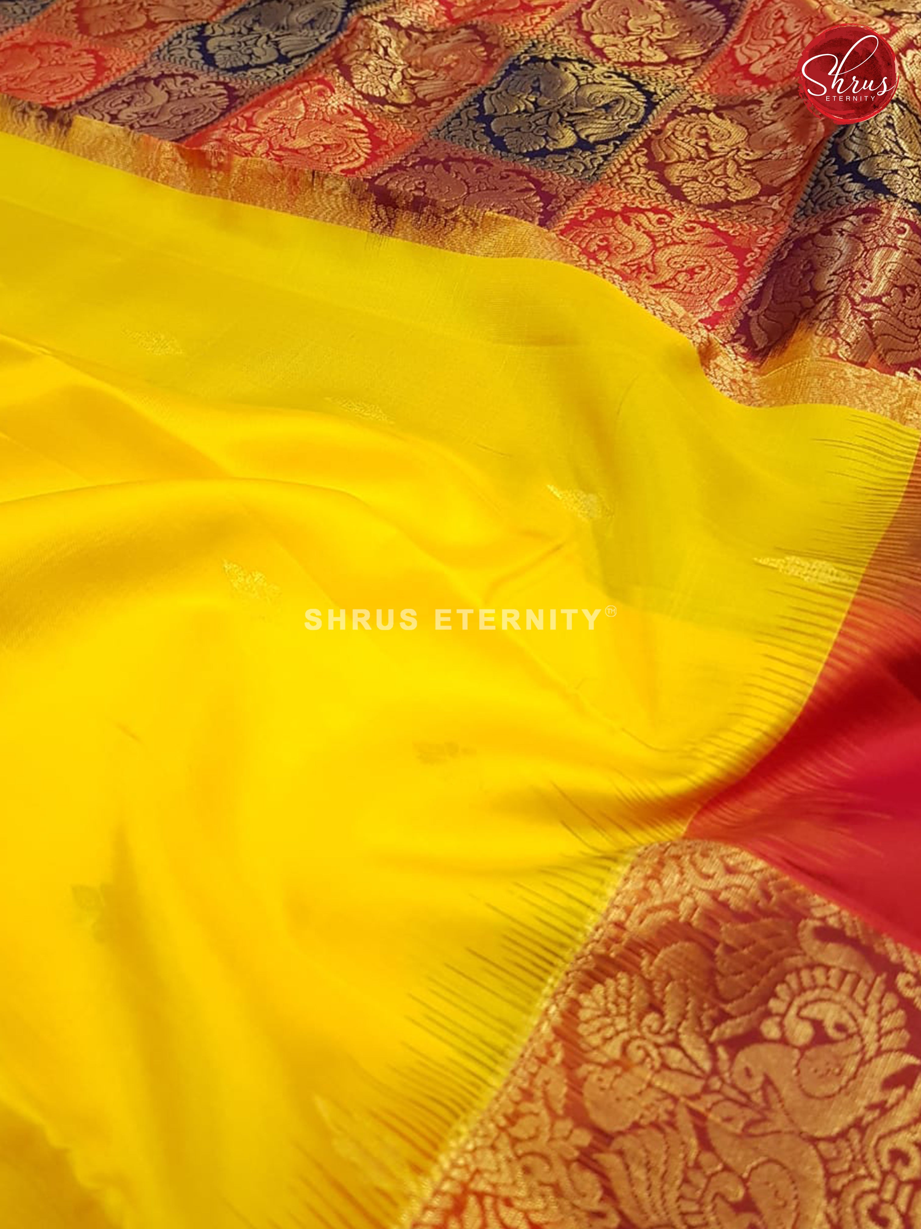 Yellow & MultiColor - Soft silk - Shop on ShrusEternity.com