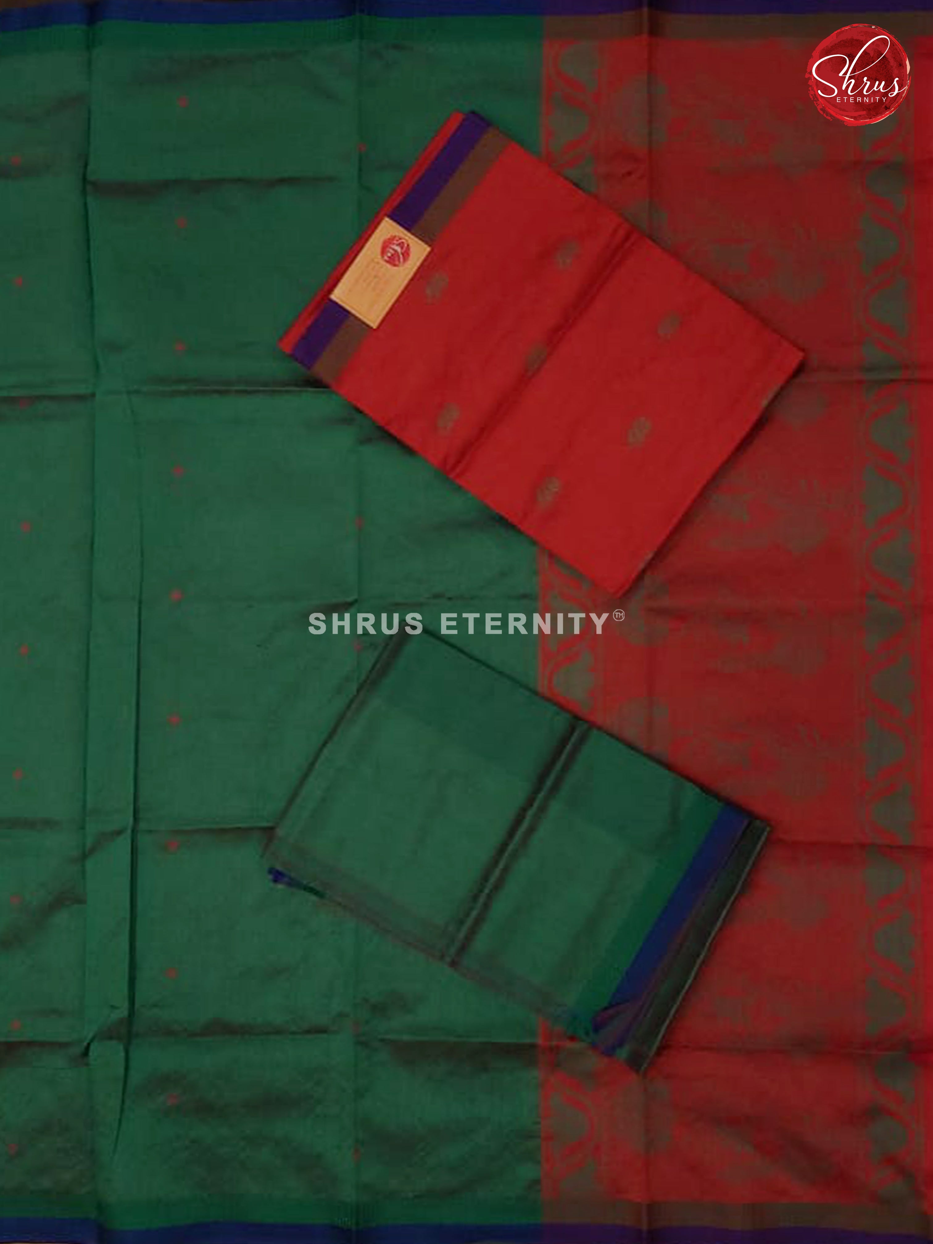 Burgundy & Green - Semi Raw Silk Suit - Shop on ShrusEternity.com