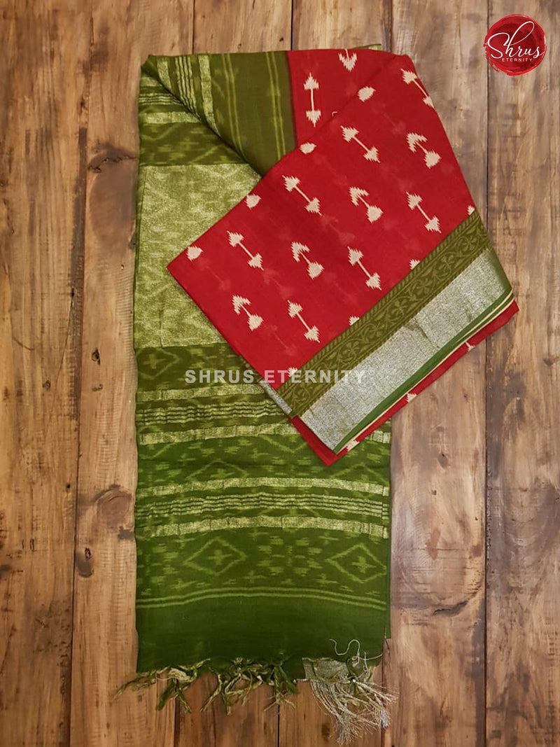 Red & Green - Linen Cotton - Shop on ShrusEternity.com