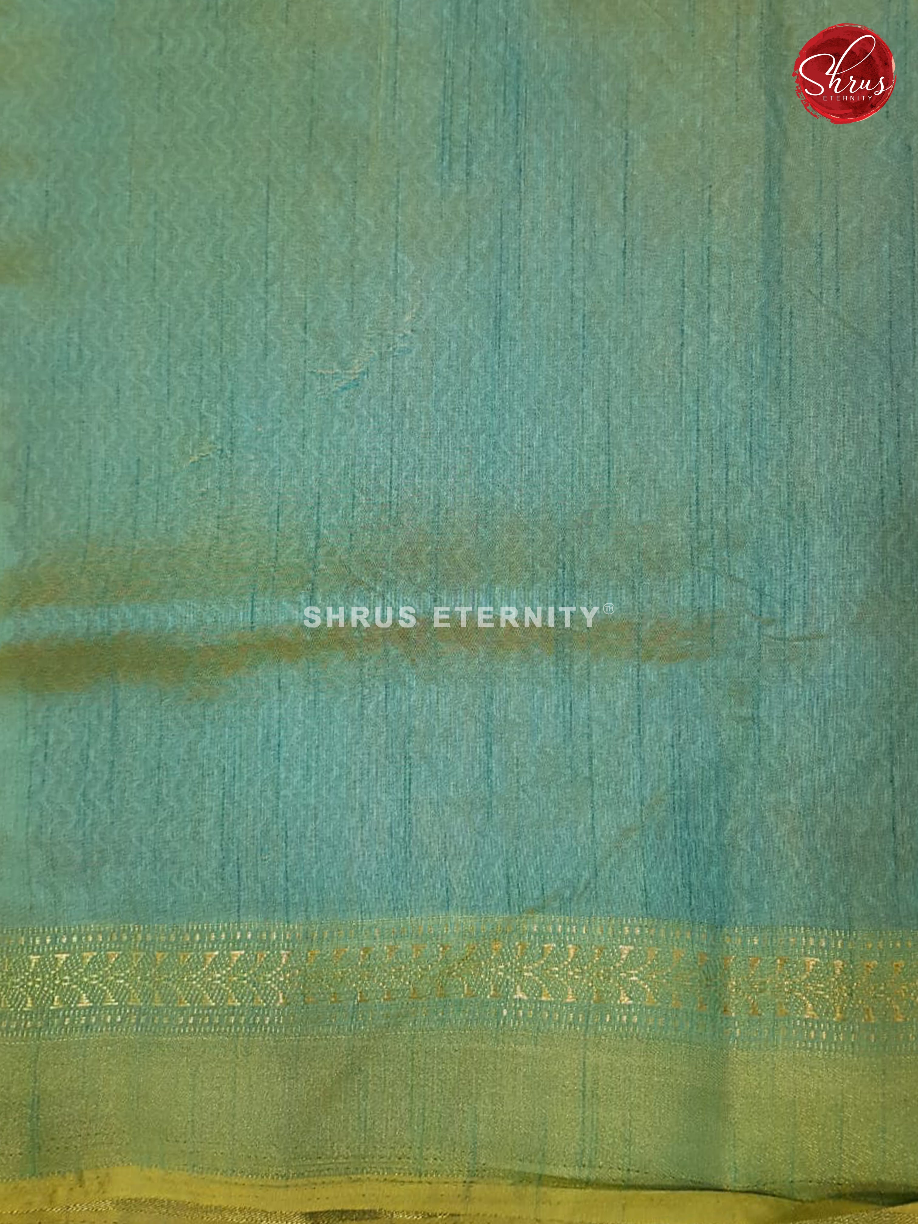 Army Green & Blue - Semi Patola - Shop on ShrusEternity.com