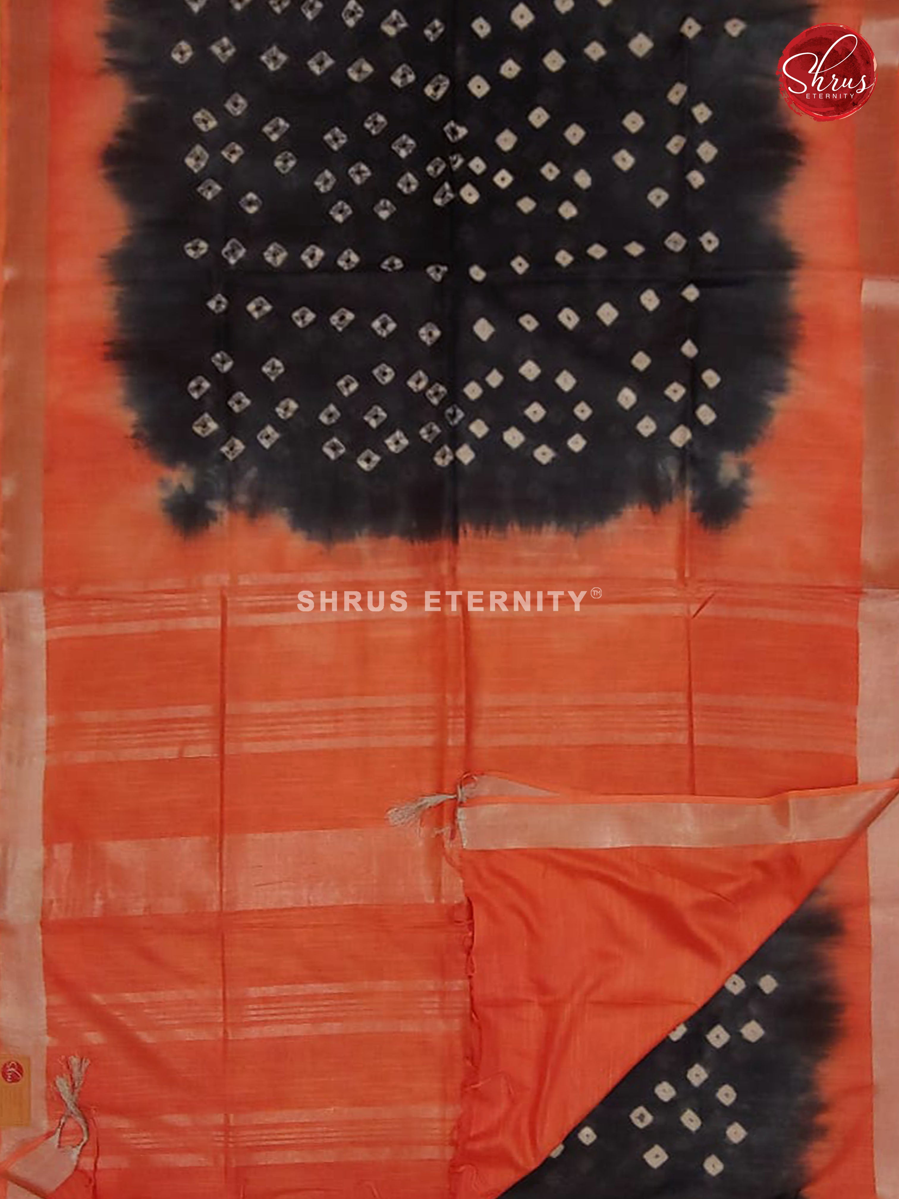 Dark Grey & Peach - Shibori - Shop on ShrusEternity.com