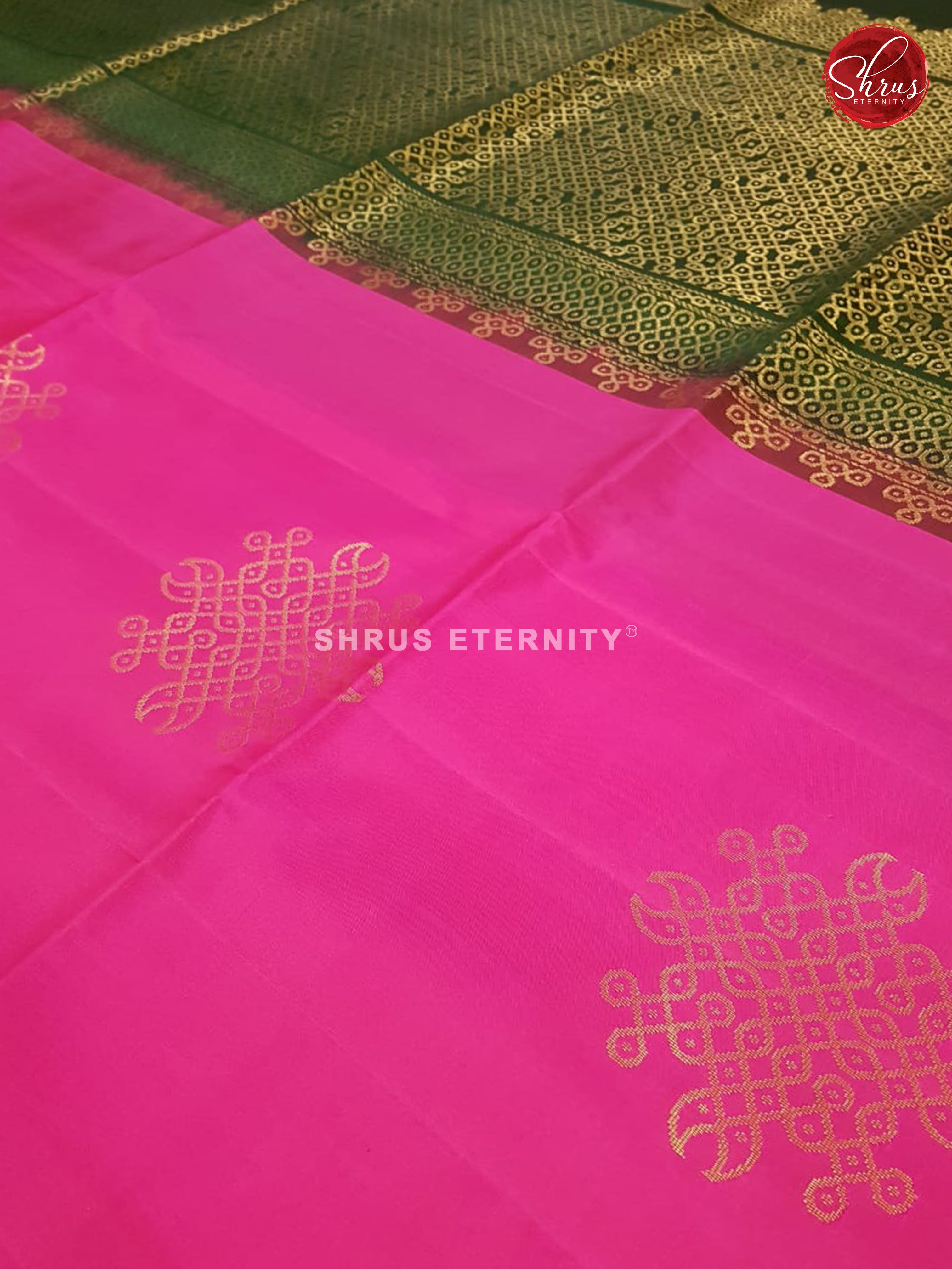 Shocking Pink & Green - Soft Silk - Shop on ShrusEternity.com