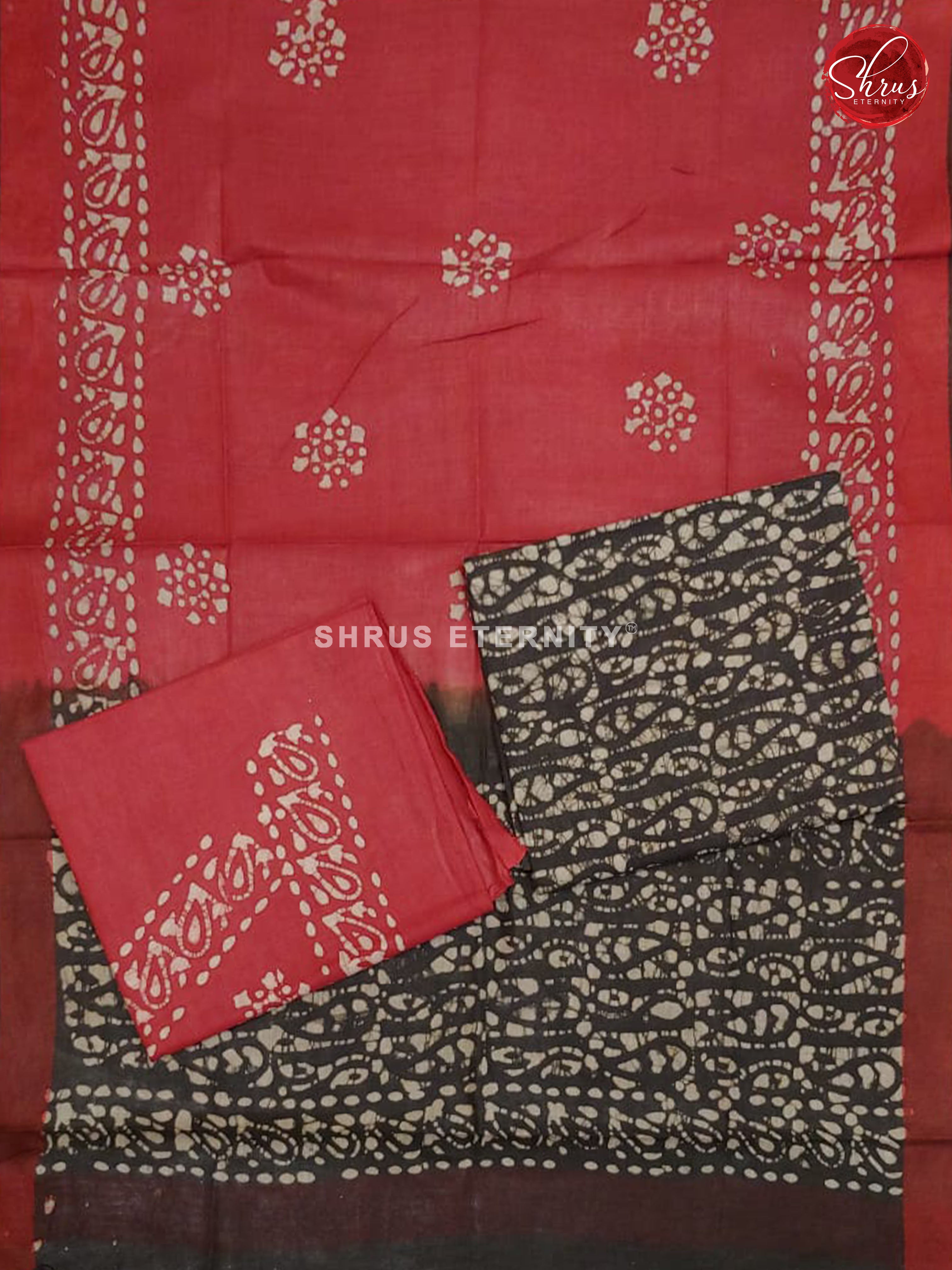 Black & Red - Bhatik Salwar - Shop on ShrusEternity.com