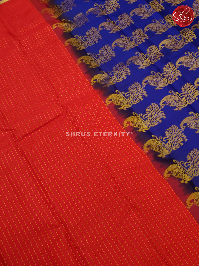 Red & Purple - Kanchipuram Silk - Shop on ShrusEternity.com
