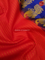 Red & Purple - Kanchipuram Silk - Shop on ShrusEternity.com