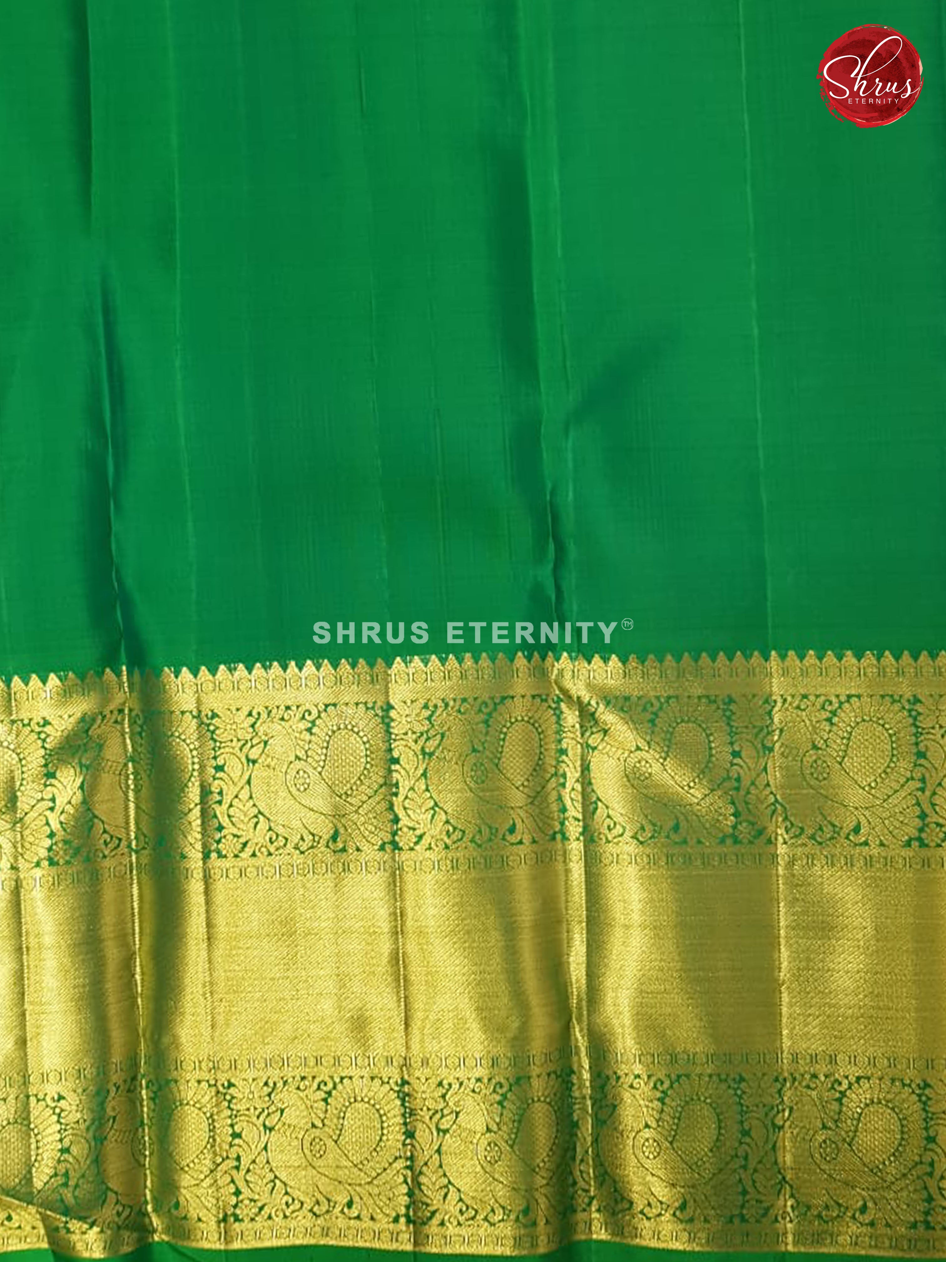 Purple & Green - Kanchipuram Silk - Shop on ShrusEternity.com