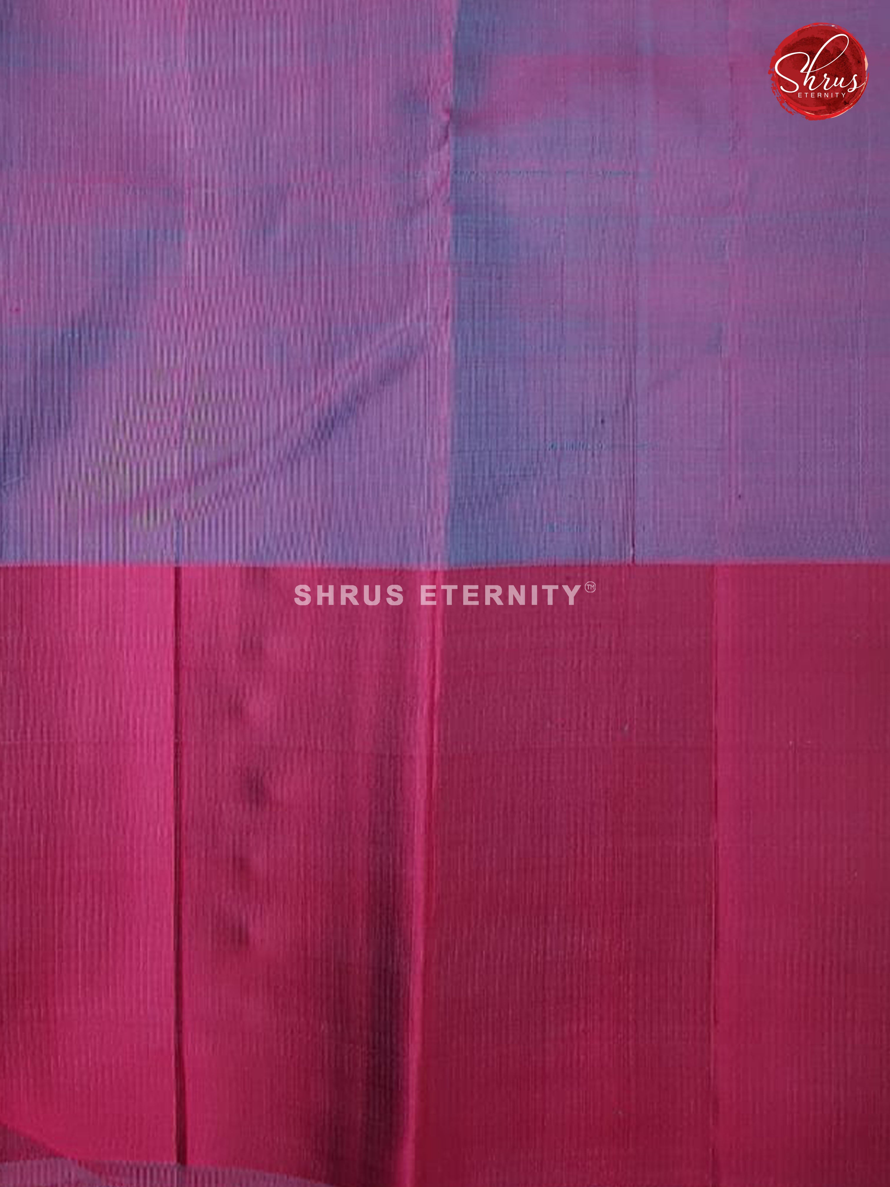 Blue & Majenta - Kanchipuram Silk - Shop on ShrusEternity.com