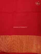 Green & Red - Pochampally Silk Cotton - Shop on ShrusEternity.com