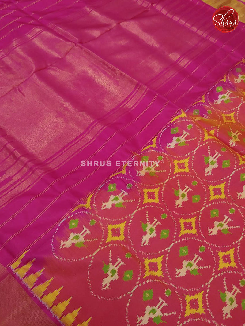 Pink & Majenta - Ikkat Silk - Shop on ShrusEternity.com