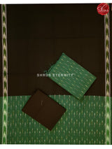 Green & Black - Ikkat Cotton Salwar - Shop on ShrusEternity.com