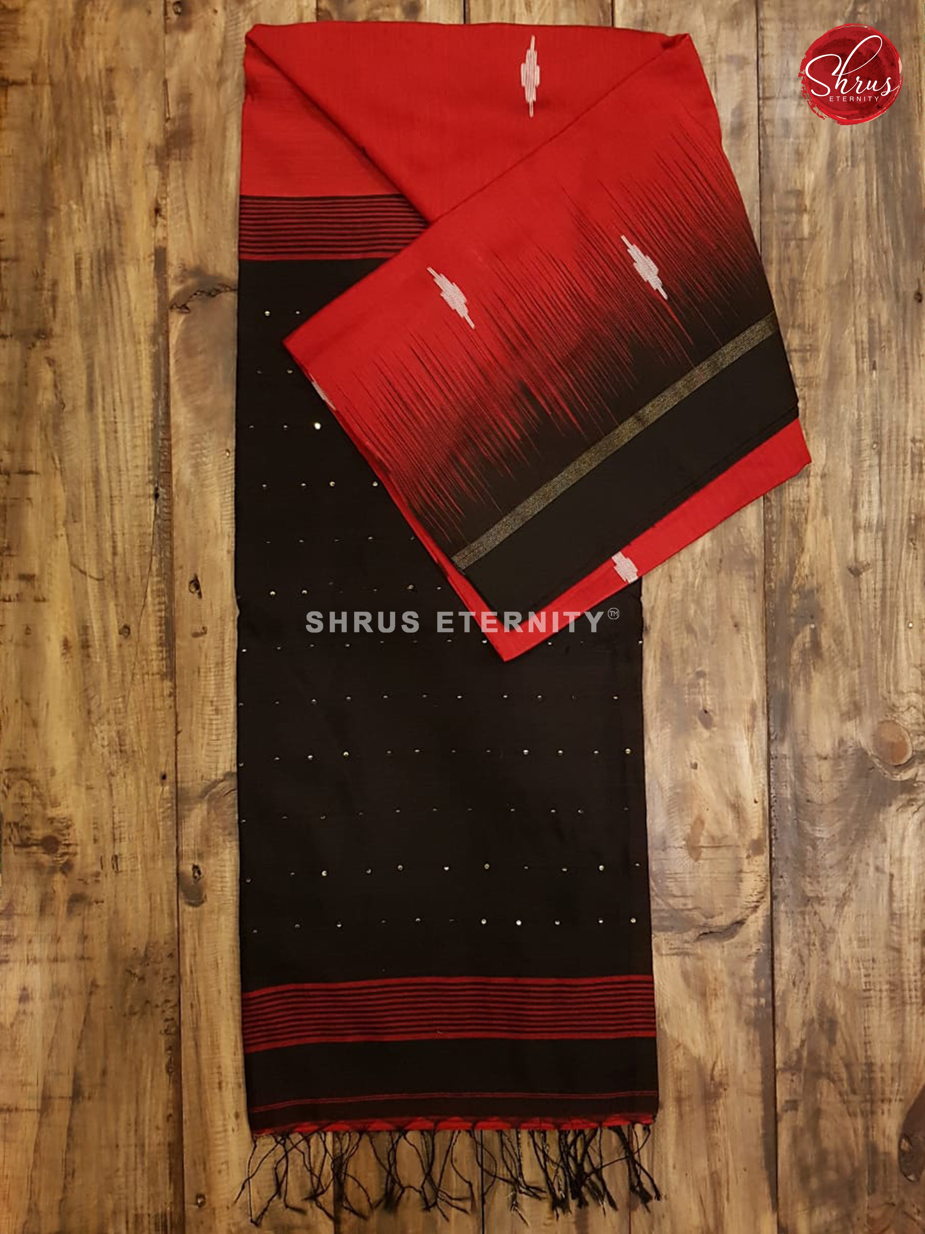 Red & Black - Bengal Cotton - Shop on ShrusEternity.com