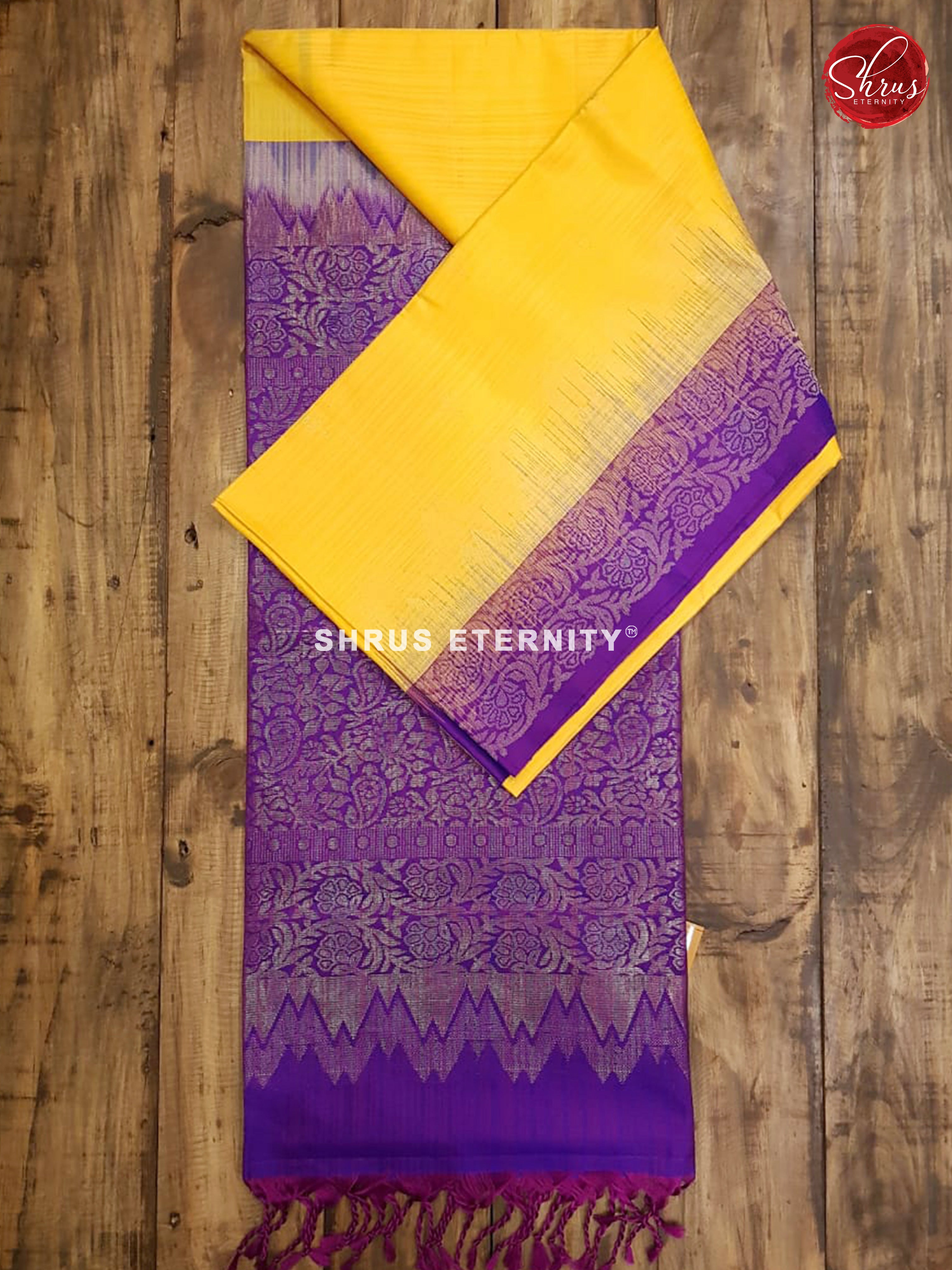 Yellow & Violet - Soft Silk - Shop on ShrusEternity.com