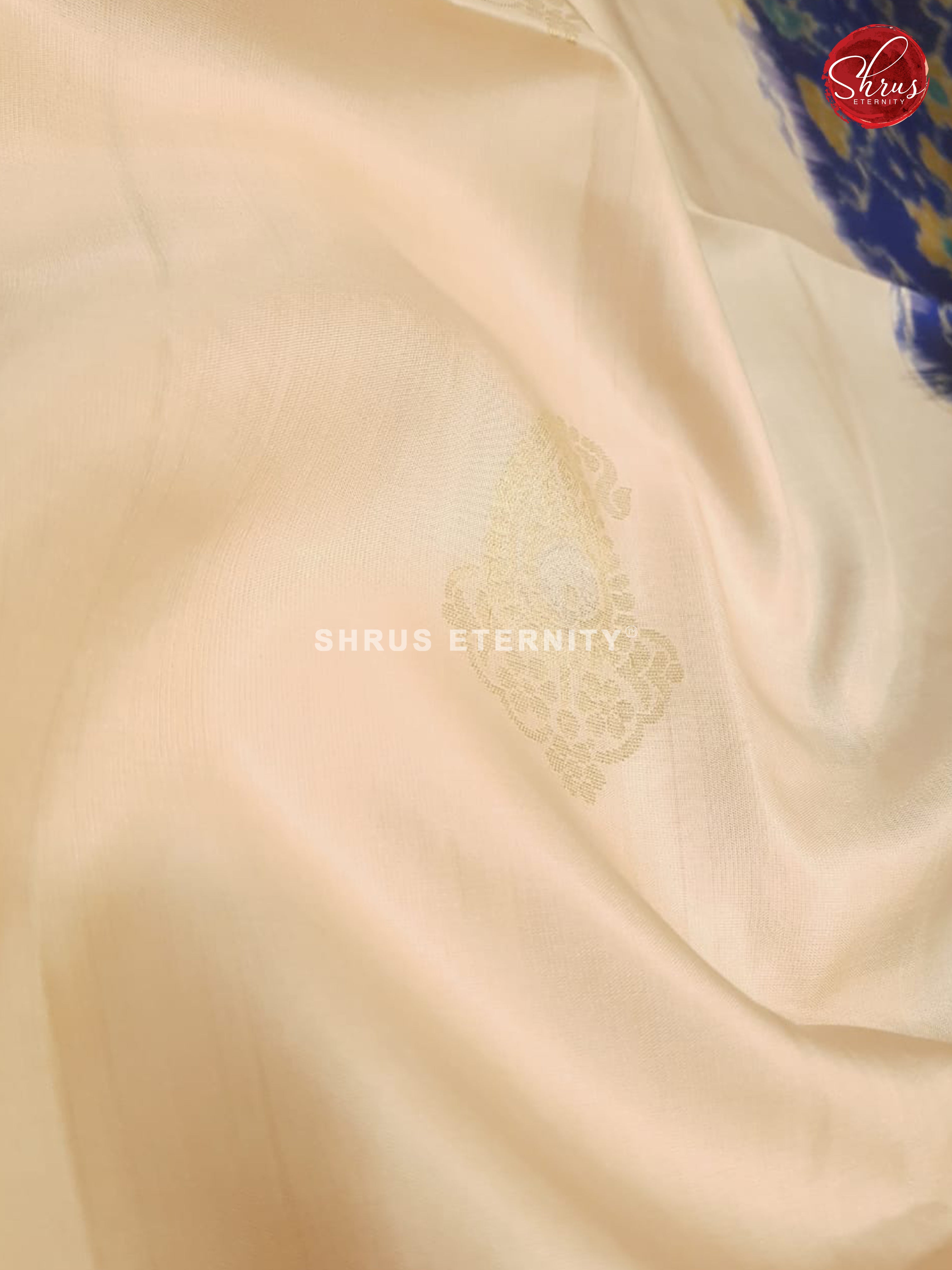 Cream & Blue - Soft Silk - Shop on ShrusEternity.com