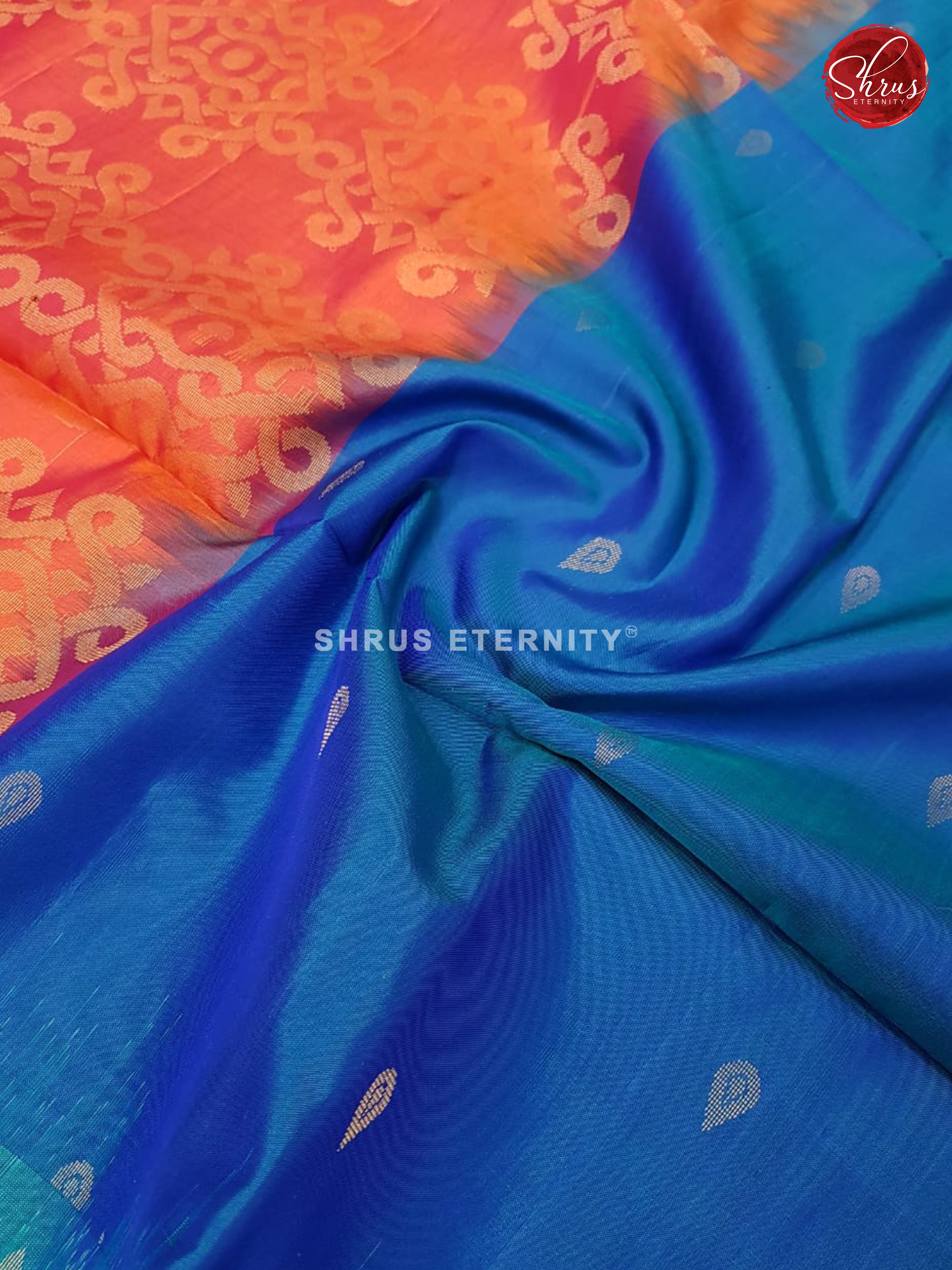 Blue & Orange - Soft Silk - Shop on ShrusEternity.com