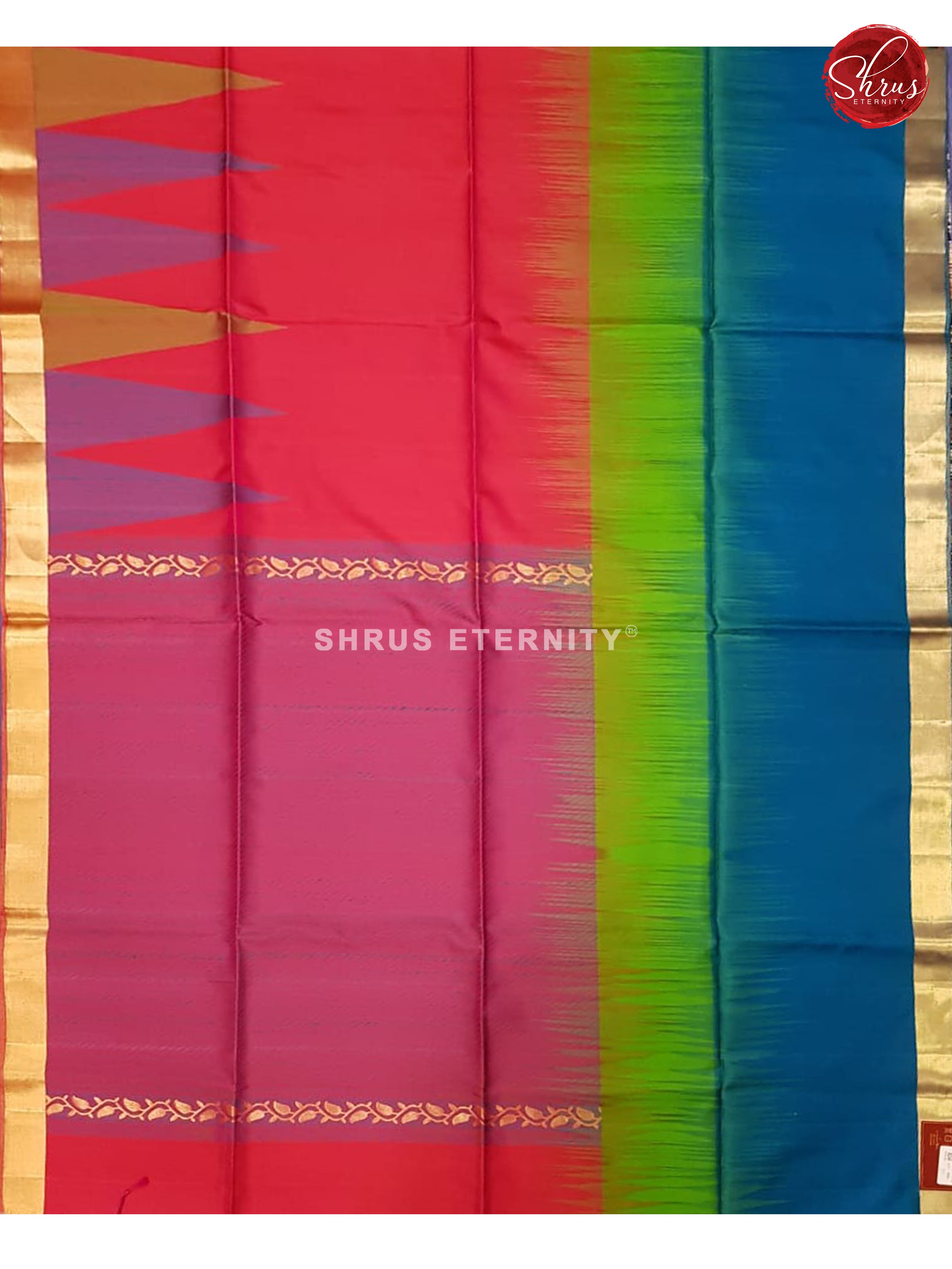 Red & Green ,Blue - Soft Silk - Shop on ShrusEternity.com