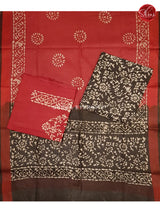 BLACK& RED - BHATIK SUIT - Shop on ShrusEternity.com